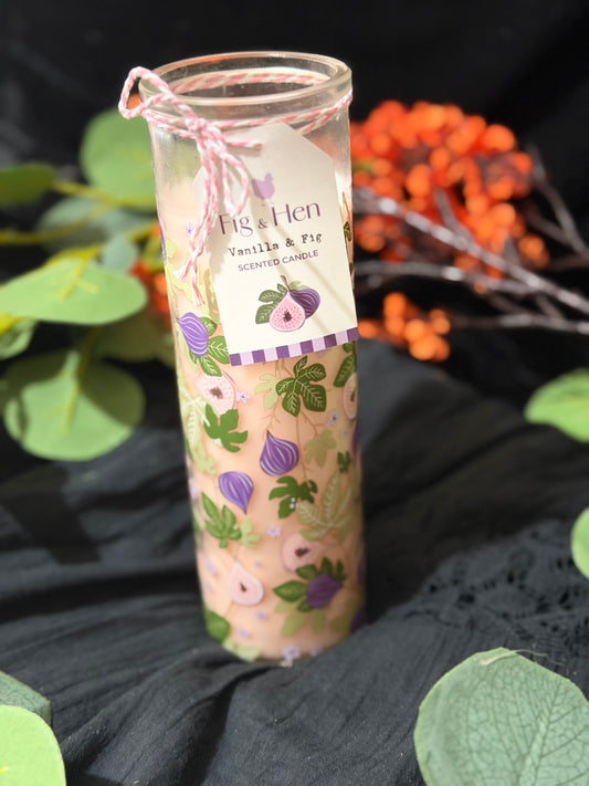 Fig & Hen jar candle vanilla & fig