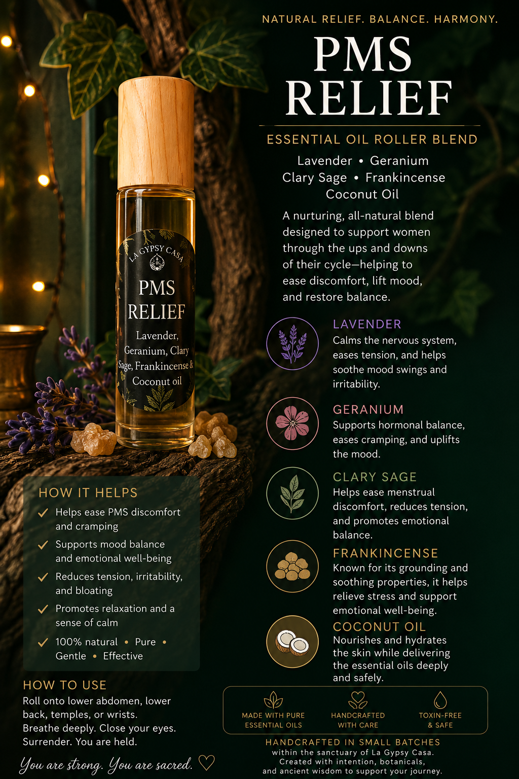 Pms Relief Essential Oil Roller