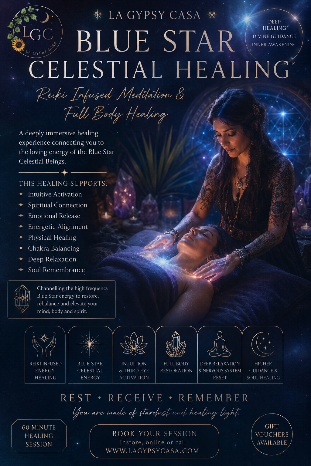Blue Star Celestial Healing