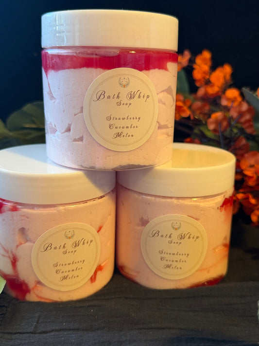 Strawberry Cucumber Melon Bath Whip