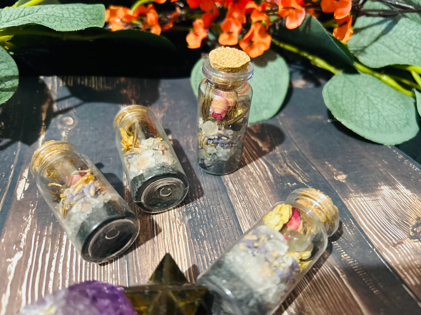 Black Salt Protection Spell Jar.