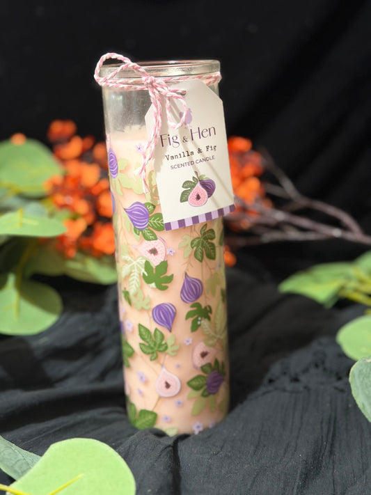 Fig & Hen jar candle vanilla & fig