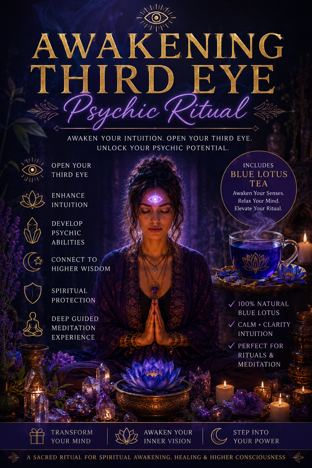Awakening Third Eye Psychic Ritual