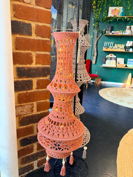 Jazzy - Boho Crochet Lantern