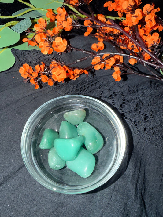 Green Adventurine tumbled stone