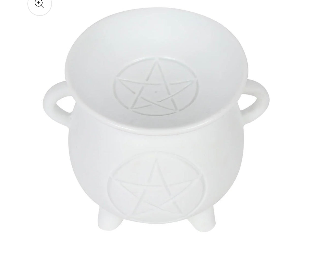 White Pentagram Oil Burner