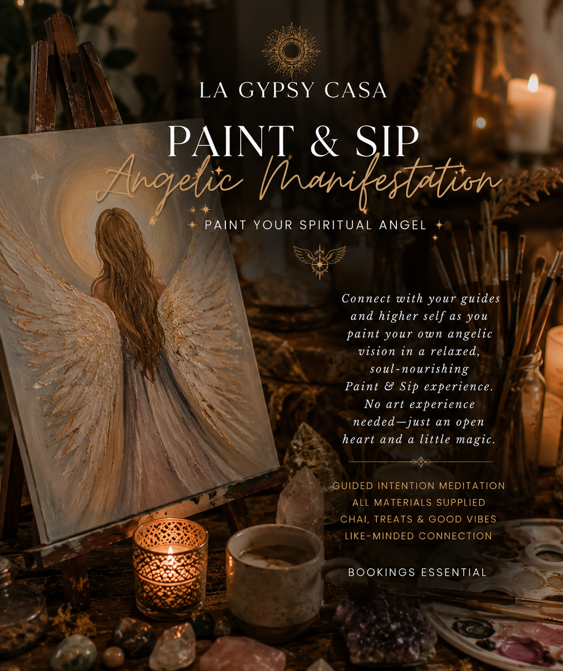 Paint & Sip Angelic Manifestation Workshop