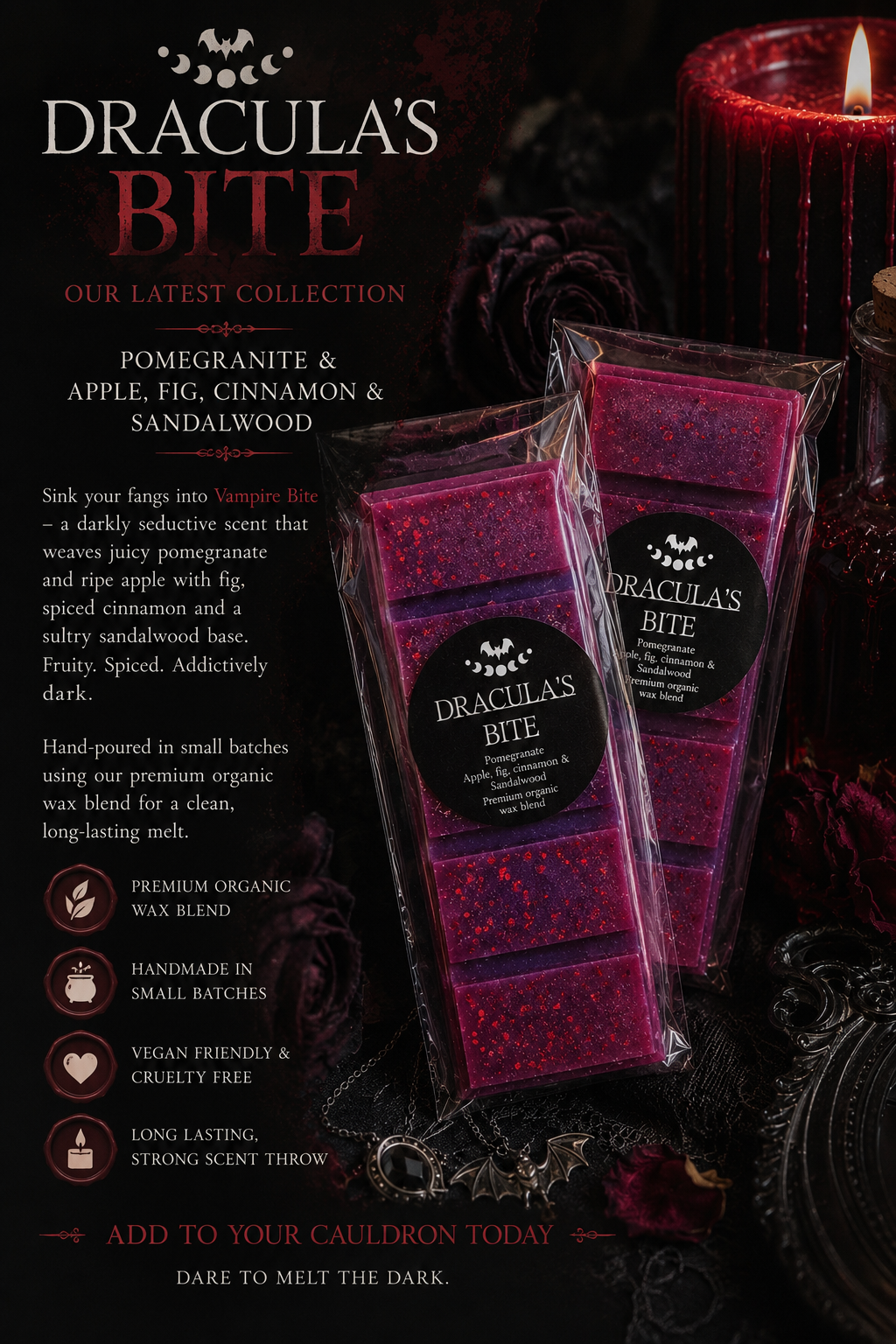 Dracula’s Bite Wax Melt