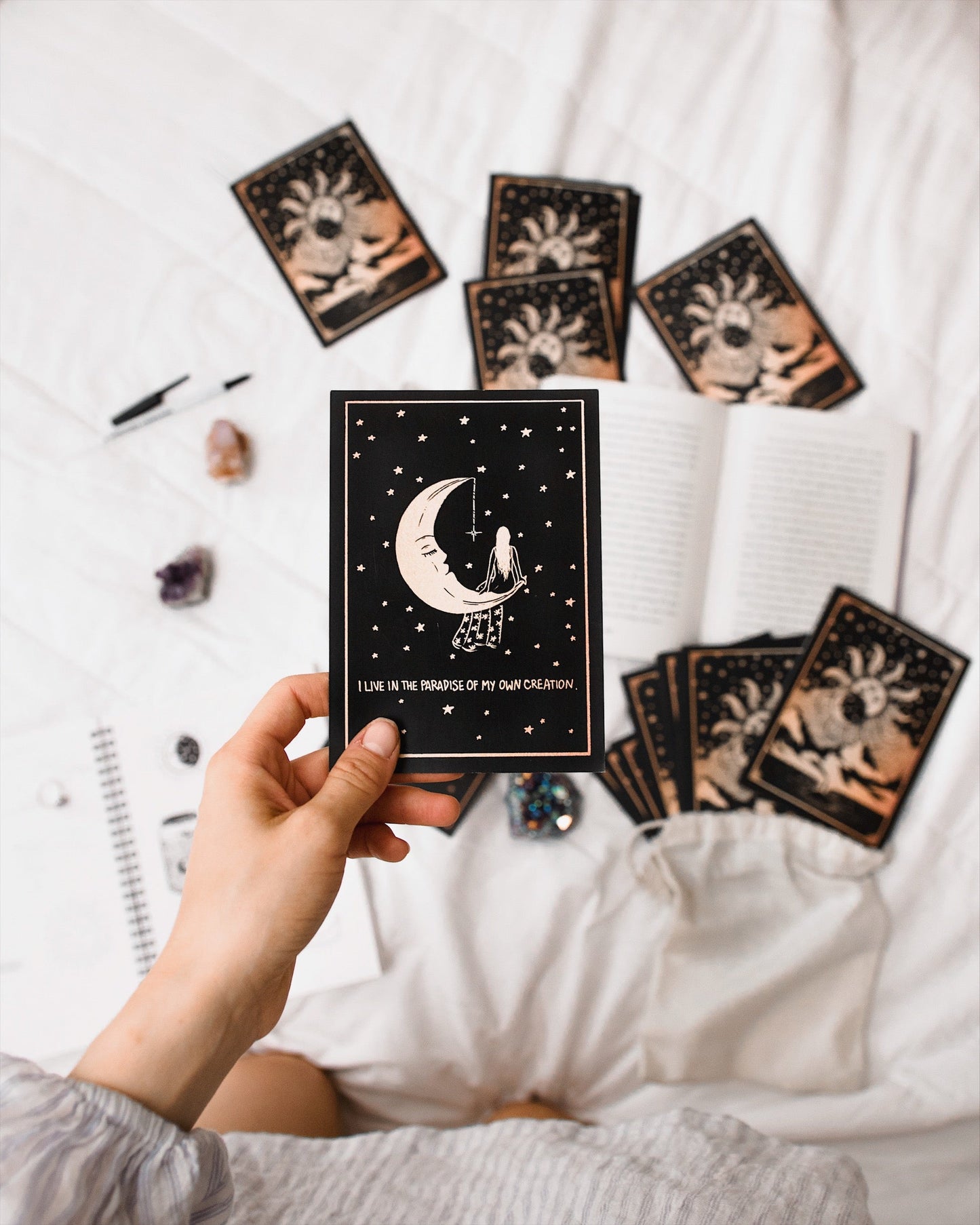 Dreamy Moons Affirmations Cards