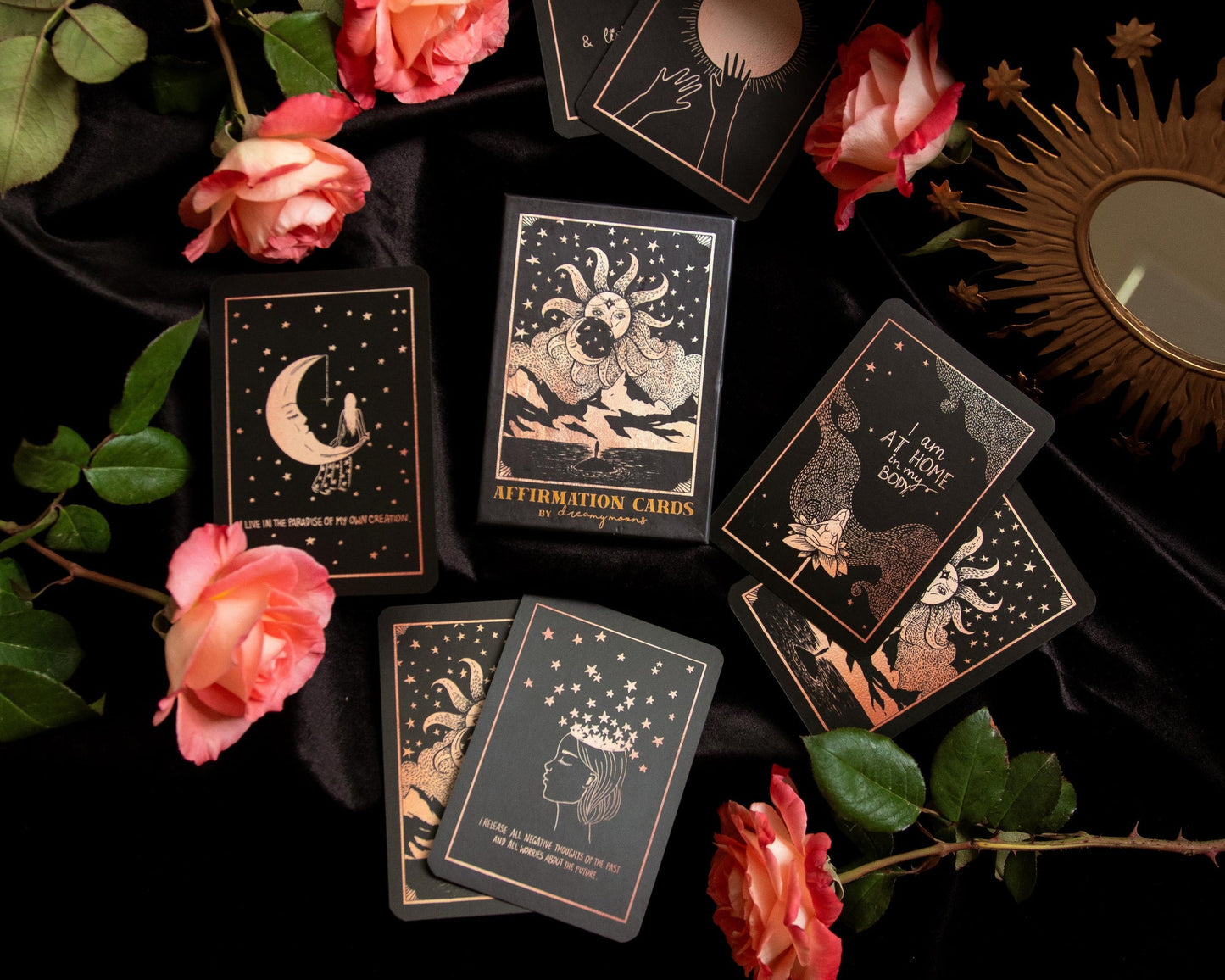 Dreamy Moons Affirmations Cards
